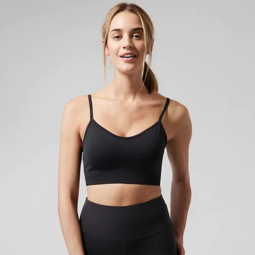 Athleta Renew Bra D-DD size M Black